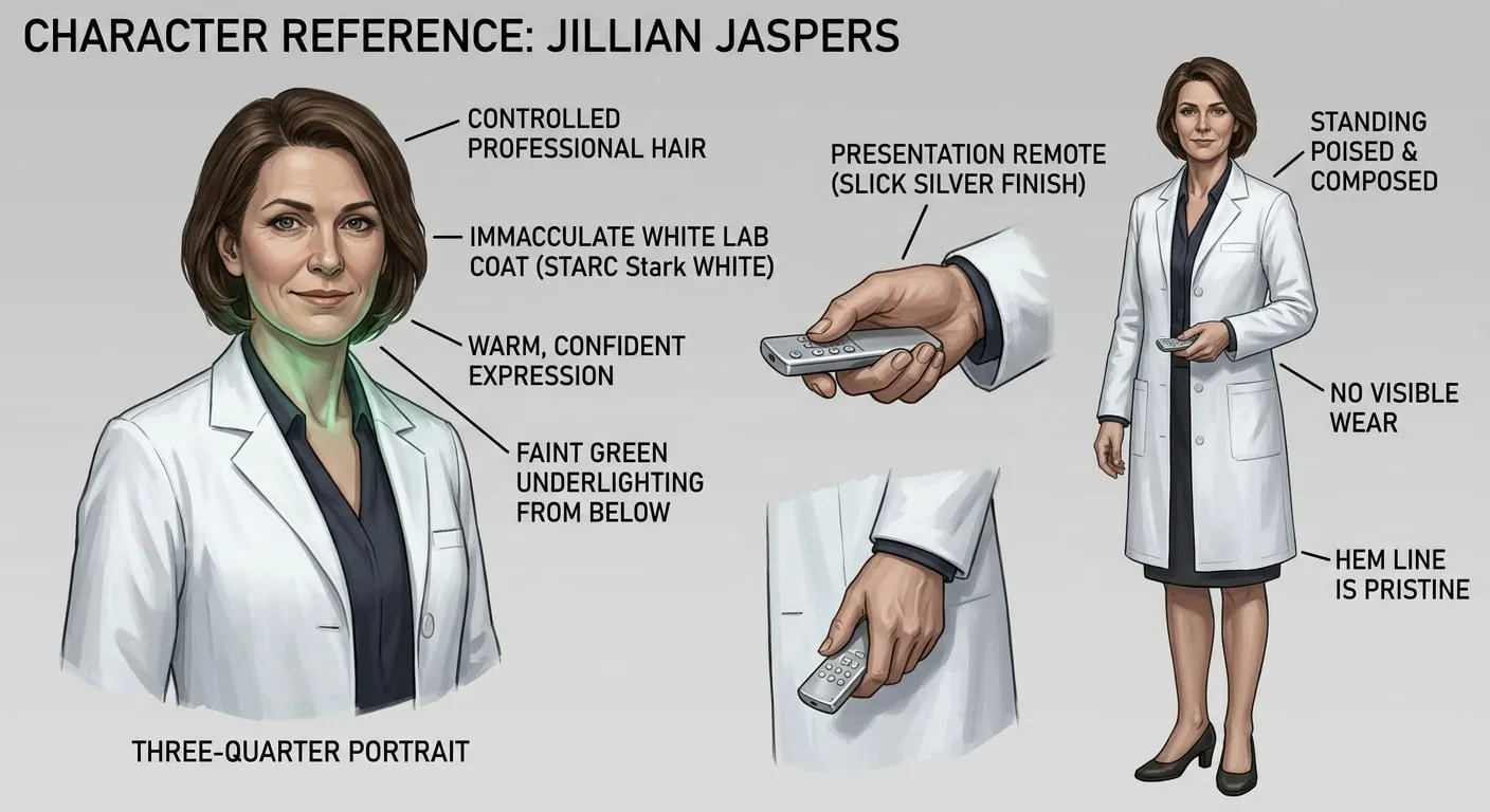 Reference sheet for Jillian Jaspers